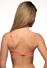 Load image into Gallery viewer, AFTER EDEN<BR>
Tess Lace Two Way Bra<BR>
Coral<BR>
