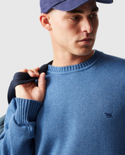 Load image into Gallery viewer, RODD AND GUNN<BR>
Gunn Crew Knit<BR>
Topaz<BR>
