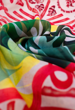 Load image into Gallery viewer, POWDER<BR>
Silk Square Scarf<BR>
Exotic Bloom<BR>
