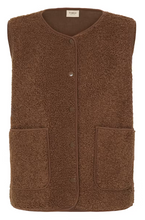 Load image into Gallery viewer, FRANSA<BR>
FRGWYNNE Waistcoat<BR>
Brown<BR>
