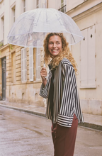 Load image into Gallery viewer, FRANSA<BR>
Striped Blouse<BR>
Whisper Blue<BR>
