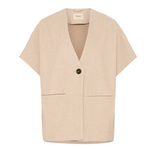 Load image into Gallery viewer, FRANSA<BR>
Framelie Waistcoat<BR>
Stone<BR>
