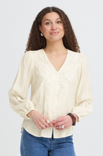 Load image into Gallery viewer, FRANSA<BR>
Blondie Shirt<BR>
White<BR>
