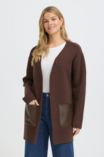 Load image into Gallery viewer, FRANSA<BR>
Gia Cardigan 2<BR>
Brown<BR>
