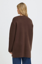 Load image into Gallery viewer, FRANSA<BR>
Gia Cardigan 2<BR>
Brown<BR>
