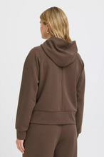 Load image into Gallery viewer, FRANSA<BR>
Priya Full Zip Hoodie<BR>
Brown<BR>
