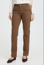 Load image into Gallery viewer, FRANSA<BR>
Zenia Trousers<BR>
Brown<BR>
