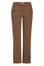 Load image into Gallery viewer, FRANSA<BR>
Zenia Trousers<BR>
Brown<BR>
