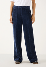 Load image into Gallery viewer, MORE AND MORE<BR>
Cord Trousers<BR>
Navy<BR>
