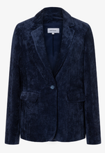 Load image into Gallery viewer, MORE AND MORE<BR>
Cord Blazer<BR>
Navy<BR>
