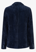Load image into Gallery viewer, MORE AND MORE<BR>
Cord Blazer<BR>
Navy<BR>
