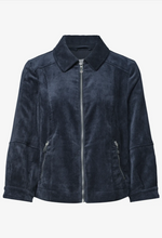 Load image into Gallery viewer, STREET ONE<BR>
Cord Jacket<BR>
Navy<BR>
