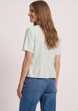 Load image into Gallery viewer, STREET ONE<BR>
Blouse with V Neck<BR>
Cream<BR>
