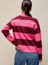 Load image into Gallery viewer, WHITE STUFF<BR>
Camilla Stripe Jumper<BR>
Pink Multi<BR>
