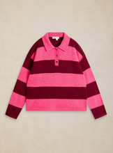 Load image into Gallery viewer, WHITE STUFF<BR>
Camilla Stripe Jumper<BR>
Pink Multi<BR>
