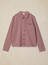 Load image into Gallery viewer, WHITE STUFF<BR>
Imogen Shirt<BR>
Burgundy/Cream<BR>
