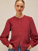 Load image into Gallery viewer, WHITE STUFF<BR>
Lana Babycord Top<BR>
Dusty Pink<BR>
