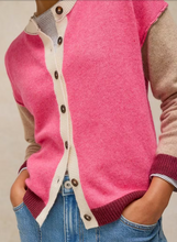 Load image into Gallery viewer, WHITE STUFF<BR>
Sansa Knit Cardigan<BR>
Pink Multi<BR>
