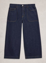 Load image into Gallery viewer, WHITE STUFF<BR>
Tia Wide Leg Crop Jeans<BR>
Denim<BR>
