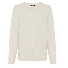 Load image into Gallery viewer, OLSEN<BR>
Henry Button Front Cardigan<BR>
Almond<BR>
