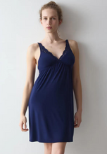 Load image into Gallery viewer, TRIUMPH<BR>
Amourette Nightdress<BR>
Navy<BR>
