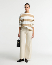 Load image into Gallery viewer, BARBOUR<BR>
Eva Striped Sweatshirt<BR>
Cloud<BR>
