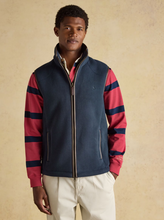 Load image into Gallery viewer, JOULES<BR>
Heritage Fleece Gilet<BR>
Navy<BR>
