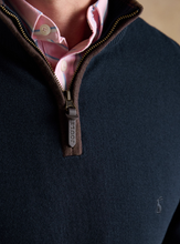 Load image into Gallery viewer, JOULES<BR>
Hillside Quarter Zip Sweater<BR>
Navy<BR>
