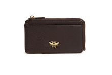 Load image into Gallery viewer, ALICE WHEELER<BR>
Bath Coin/Card Purse<BR>
Chocolate<BR>
