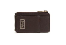 Load image into Gallery viewer, ALICE WHEELER<BR>
Bath Coin/Card Purse<BR>
Chocolate<BR>
