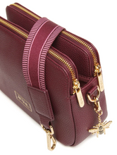 Load image into Gallery viewer, ALICE WHEELER<BR>
Dual Zip Crossbody Bag<BR>
Berry<BR>
