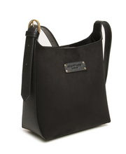 Load image into Gallery viewer, ALICE WHEELER<BR>
Kesington Suede Mini Hobo Bag<BR>
Black<BR>
