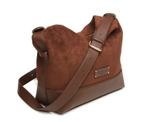 Load image into Gallery viewer, ALICE WHEELER<BR>
Kesington Large Crossbody Bag<BR>
Chocolate<BR>
