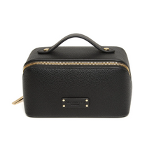 Load image into Gallery viewer, ALICE WHEELER<BR>
Kesington Mini Traincase<BR>
Black<BR>
