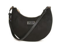 Load image into Gallery viewer, ALICE WHEELER<BR>
Kesington Suede Bag<BR>
Black<BR>
