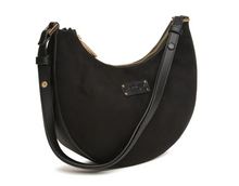 Load image into Gallery viewer, ALICE WHEELER<BR>
Kesington Suede Bag<BR>
Black<BR>
