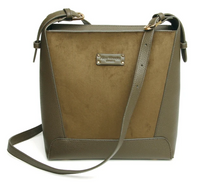 Load image into Gallery viewer, ALICE WHEELER<BR>
Kesington Suede Crossbody Bag<BR>
Olive<BR>
