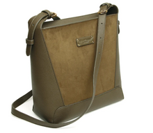Load image into Gallery viewer, ALICE WHEELER<BR>
Kesington Suede Crossbody Bag<BR>
Olive<BR>
