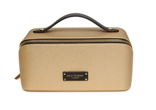 Load image into Gallery viewer, ALICE WHEELER<BR>
Kesington Traincase<BR>
Gold/Black<BR>
