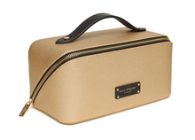 Load image into Gallery viewer, ALICE WHEELER<BR>
Kesington Traincase<BR>
Gold/Black<BR>
