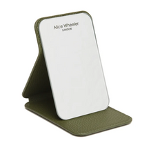 Load image into Gallery viewer, ALICE WHEELER<BR>
Mini Folding Mirror<BR>
Olive<BR>
