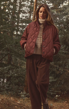 Load image into Gallery viewer, FRANSA<BR>
Agate Outer Jacket<BR>
Burgundy<BR>
