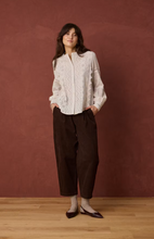 Load image into Gallery viewer, FRANSA<BR>
Bessy Lace Blouse<BR>
Beige<BR>
