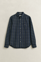 Load image into Gallery viewer, GANT<BR>
Poplin Check Shirt<BR>
Indigo<BR>
