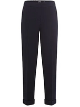 Load image into Gallery viewer, OLSEN<BR>
Crop Trousers<BR>
Black<BR>
