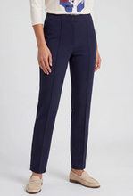 Load image into Gallery viewer, OLSEN<BR>
Punto di Roma Knit Trousers<BR>
Ink<BR>
