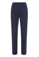 Load image into Gallery viewer, OLSEN<BR>
Punto di Roma Knit Trousers<BR>
Ink<BR>
