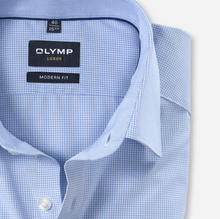 Load image into Gallery viewer, OLYMP<BR>
Luxor Kent Business Shirt<BR>
Blue<BR>
