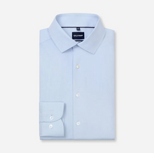 Load image into Gallery viewer, OLYMP<BR>
Long Sleeve Modern Shirt<BR>
White, Blue<BR>
