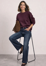 Load image into Gallery viewer, STREET ONE<BR>
Lose Fit Sweatshirt<BR>
Burgandy<BR>
